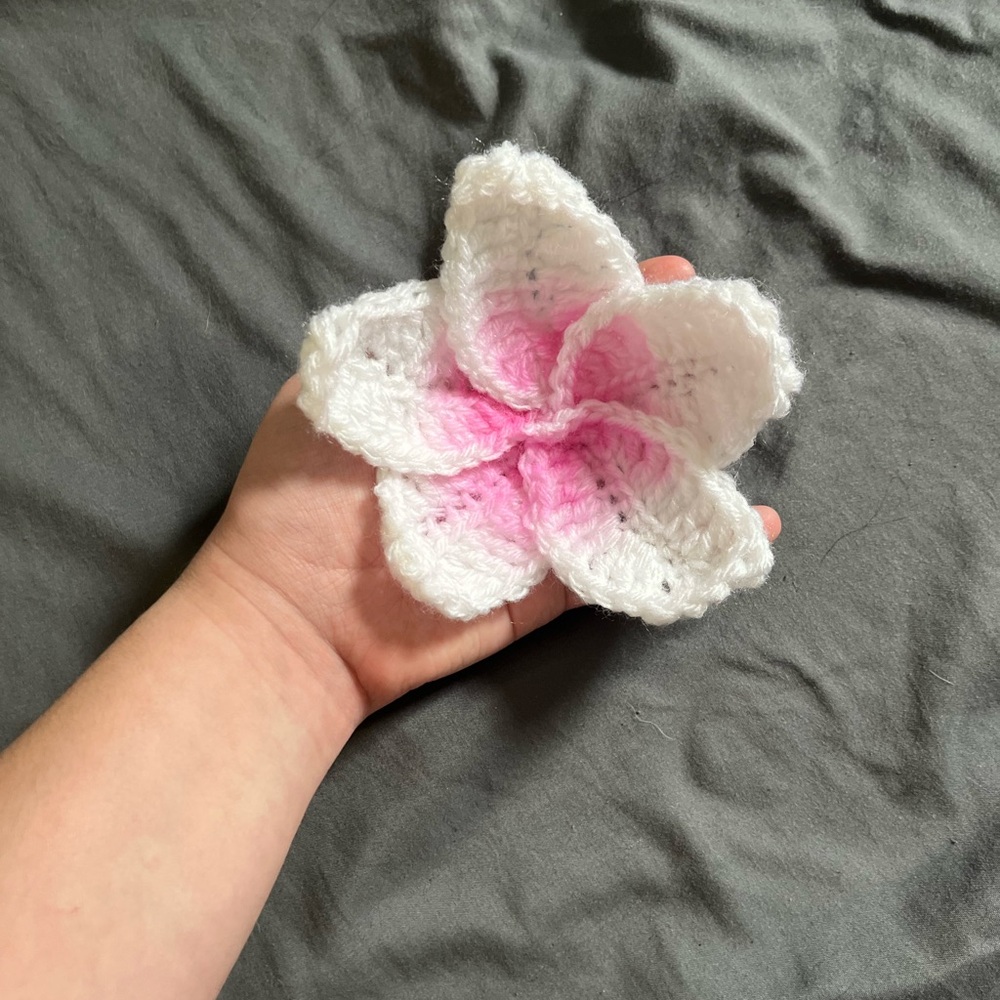 Handmade Crochet Flower Accessory